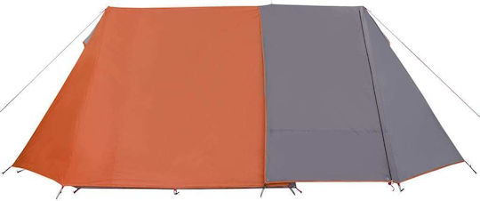 vidaXL Summer Camping Tent Grey For 3 People 190x200x170cm