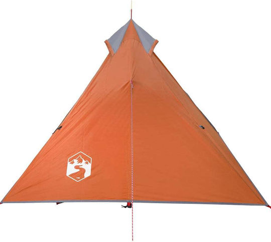 vidaXL Summer Camping Tent Teepee Grey for 1 Person 255x153x119cm