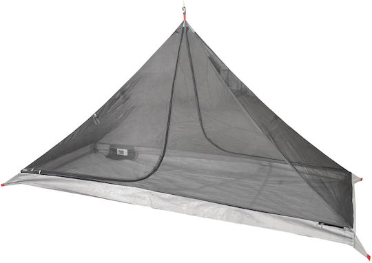 vidaXL Summer Camping Tent Teepee Grey for 1 Person 255x153x119cm