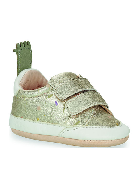 Easy Peasy Βρεφικά Sneakers Αγκαλιάς Χρυσά