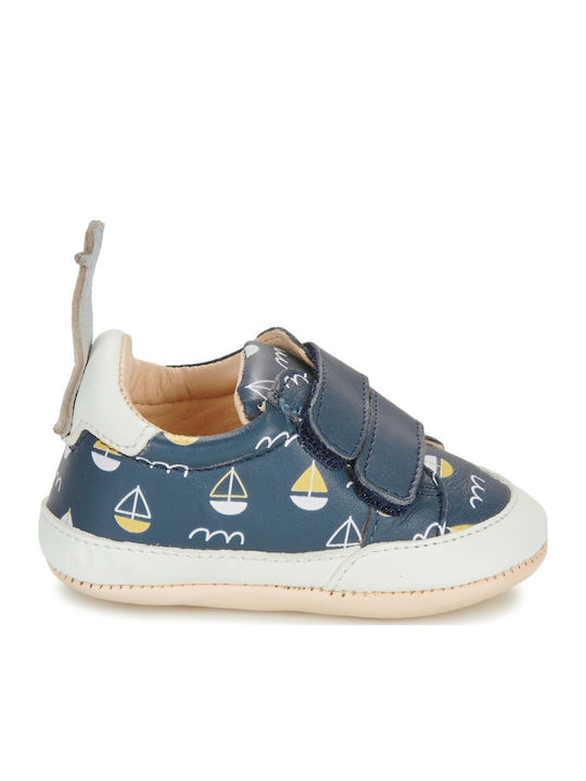 Easy Peasy Βρεφικά Sneakers Αγκαλιάς Μπλε
