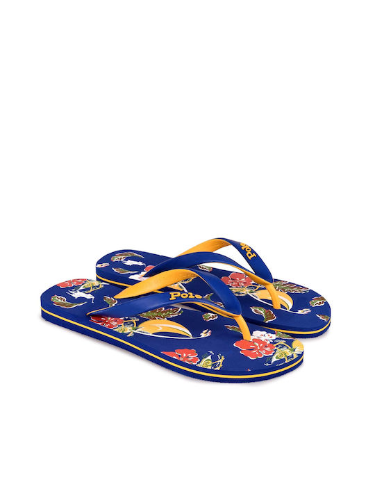 Ralph Lauren Bolt Flip Flops bărbați Albastru