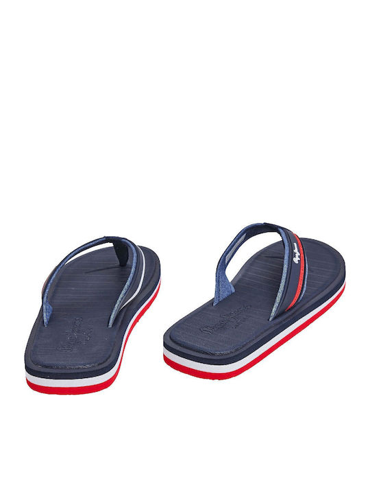West Basic Ανδρικά Flip Flops Μπλε