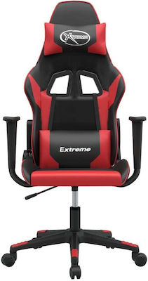 vidaXL 3143688 Gaming Chair with Adjustable Arms Black / Red