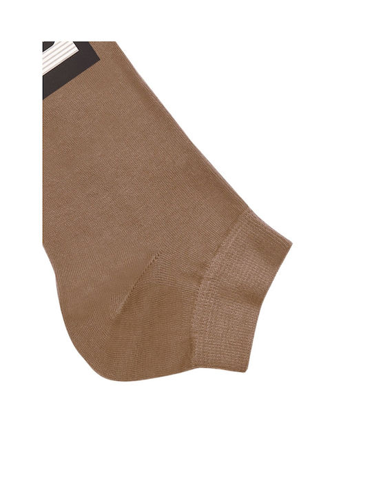 Pournara Herren Socken Braun 1Pack