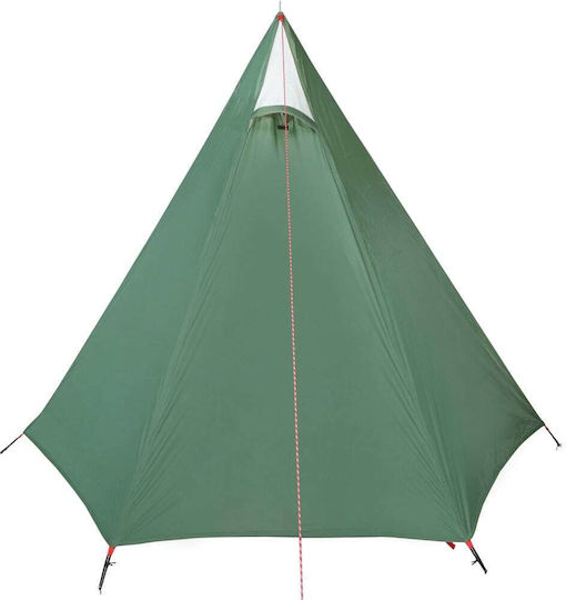 vidaXL Summer Camping Tent Green For 3 People 190x200x170cm