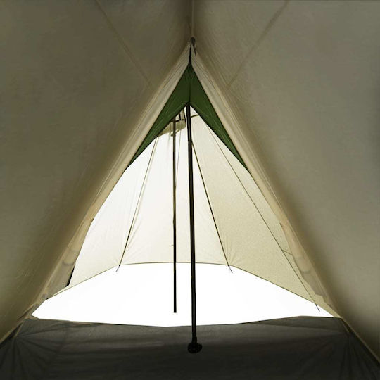 vidaXL Summer Camping Tent Green For 3 People 190x200x170cm