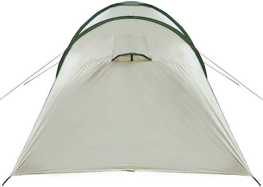 vidaXL Summer Camping Tent Tunnel Green for 6 People 150x238x193cm