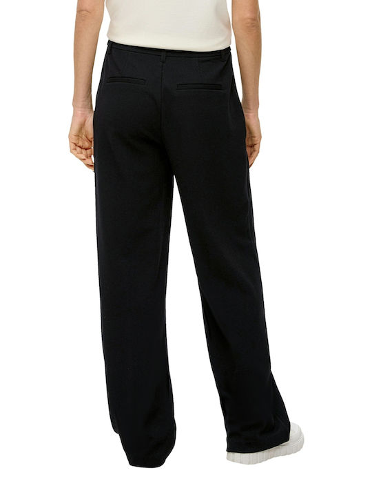 s.Oliver Women's Fabric Trousers Black