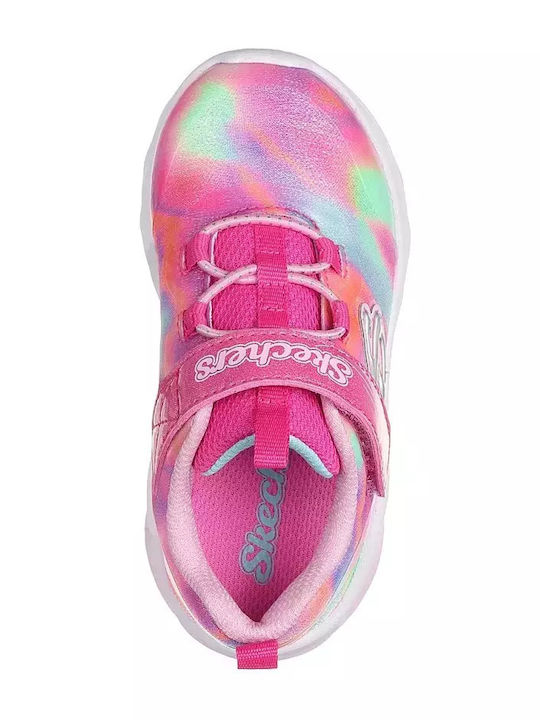 Skechers Kinder-Sneaker Bungee Strap Sneaker Rosa