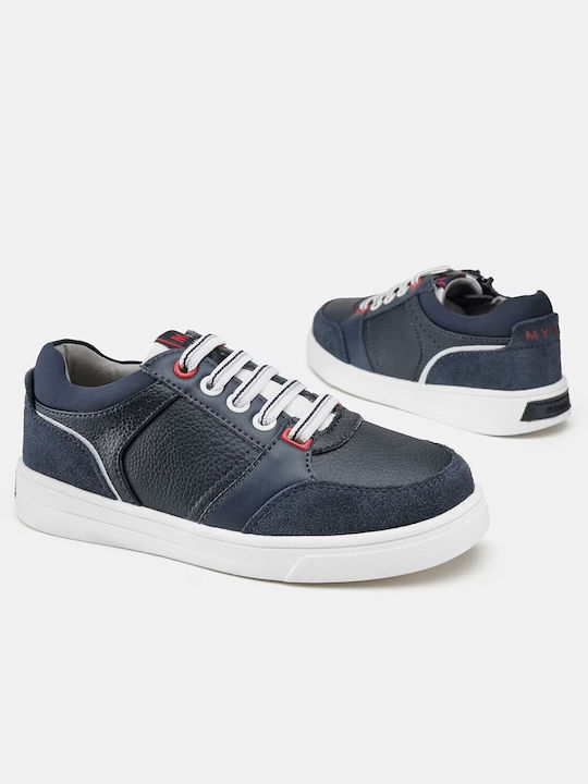 Mayoral Kids Sneakers with Scratch Navy Blue