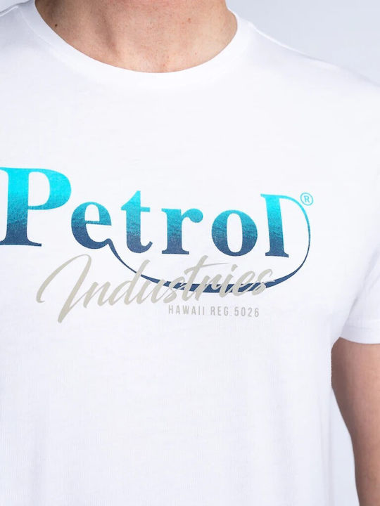 Petrol Industries Men's Short Sleeve T-shirt White