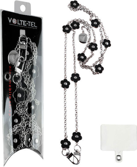 Volte-tel Neck Strap - Αλυσιδα Λαιμου Για Θηκες Silver Vt418 Volte-tel