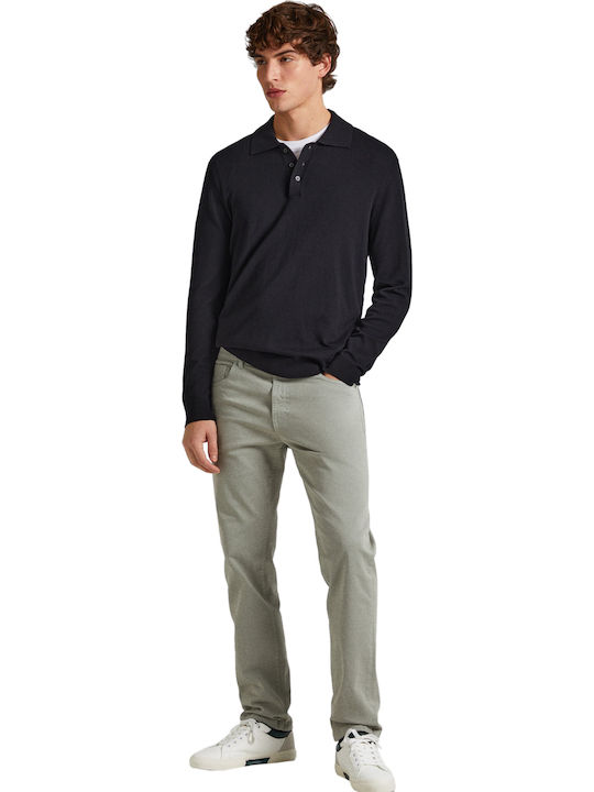 Pantaloni cu Croială Slim Palm Green