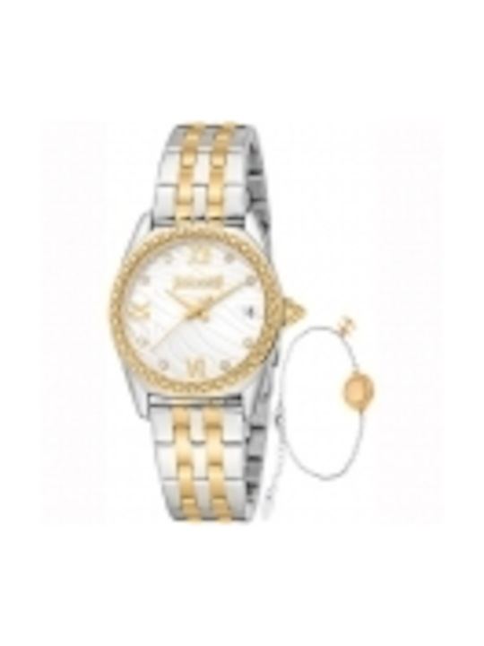 Just Cavalli Uhr mit Silber Metallarmband