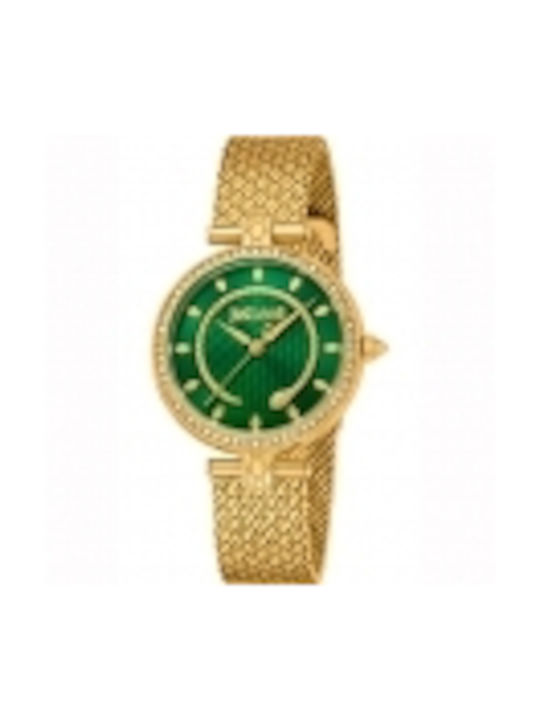 Just Cavalli Uhr mit Gold Metallarmband