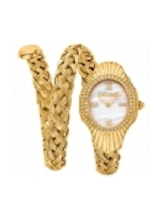 Just Cavalli Uhr mit Gold Metallarmband