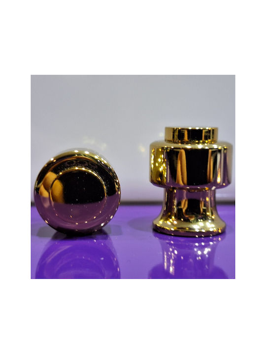 Eurofer Knob Furniture made of Metallic Gold-glossy 11793-000-BRZ2 1pcs