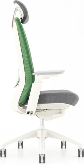 ErgoAction Action Chair Lux Office Chair with Adjustable Arms Green