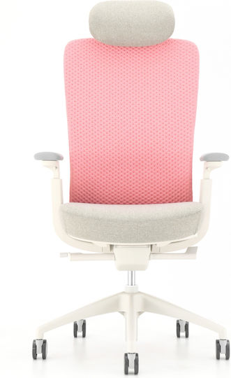 ErgoAction Scaun Action Lux Scaun De Birou Cu Brațe Reglaibile Roz