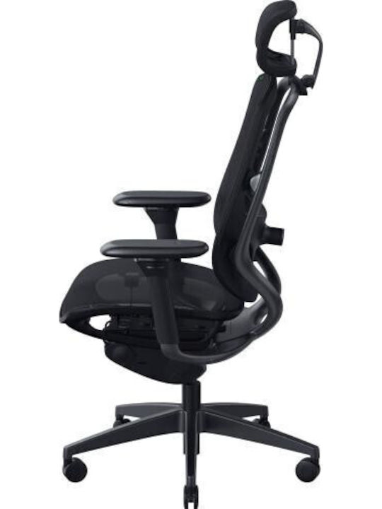 Razer Fujin Pro Καρέκλα Gaming Δερματίνης με Ρυθμιζόμενα Μπράτσα Μαύρη