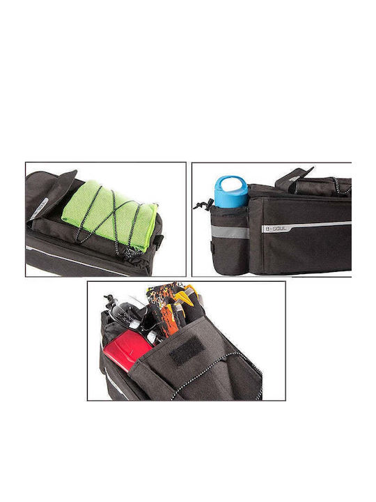 Gepäckträgertasche Schwarz
