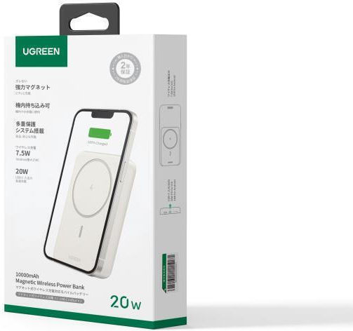 Ugreen PB561 MagSafe Power Bank 10000mAh 22.5W Quick Charge 3.0 Μπεζ