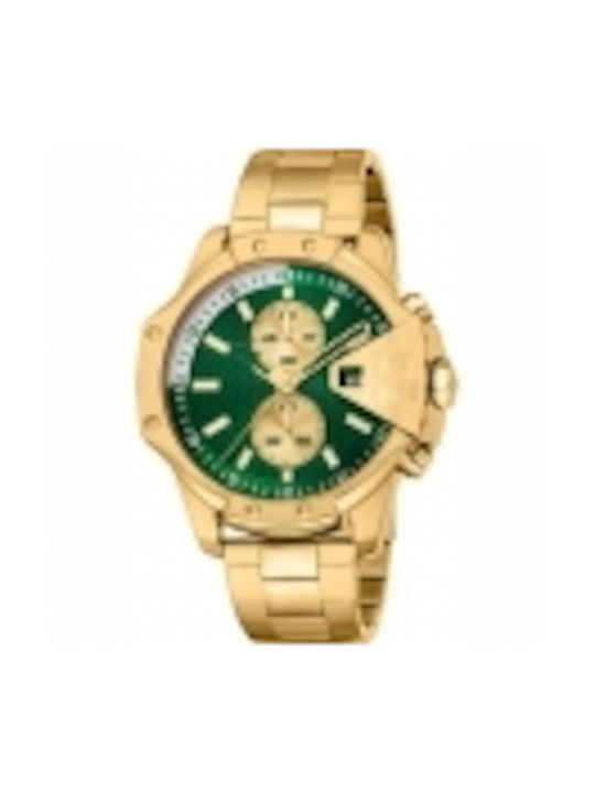 Just Cavalli Uhr Batterie mit Gold Metallarmband