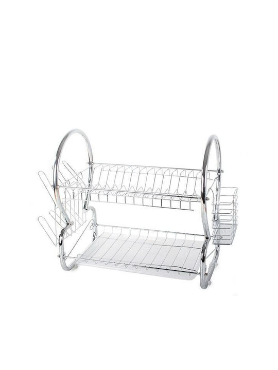 Verk Group Στραγγιστήρι Νεροχύτη Πλαστικό Γκρι 40x25x37cm