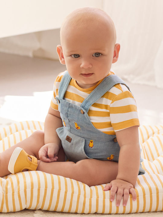 Mayoral Set Baby Bodysuits Yellow