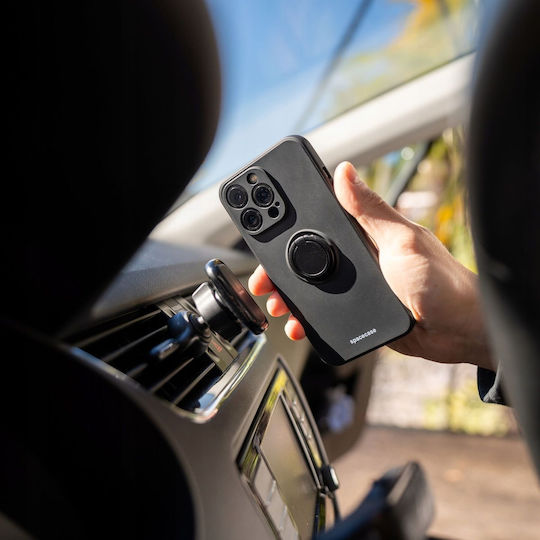 Spacecase Sc08 Magnetic Air Vent Car Holder - Магнитен държач за мобилни телефони / смартфони във вентилационната система на автомобила - черен (5905719039011) 118787