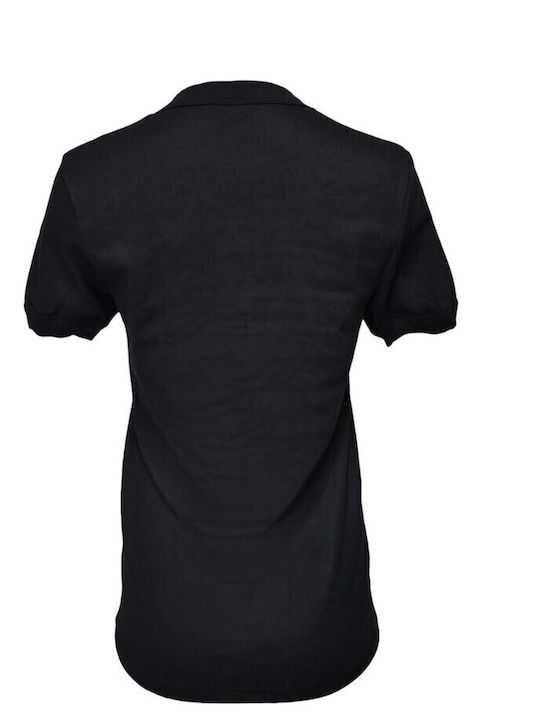 Men's Undershirt Short-sleeved in Black Color