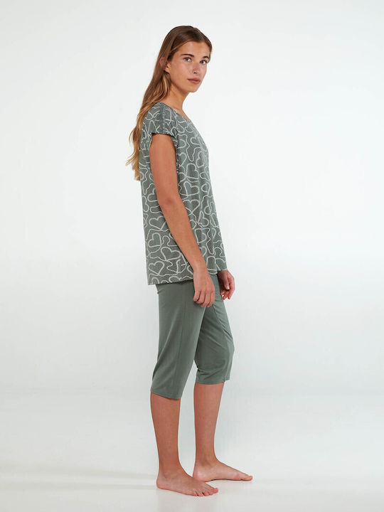 Vamp Set Pijamale pentru Femei Green Sage Vamp Set Pijamale pentru Femei Green Sage