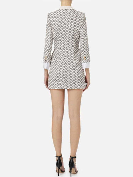 Elisabetta Franchi Γυναικείο Κρεπ Σταυρωτό Σακάκι Elisabetta Franchi Γυναικείο Κρεπ Σταυρωτό Σακάκι