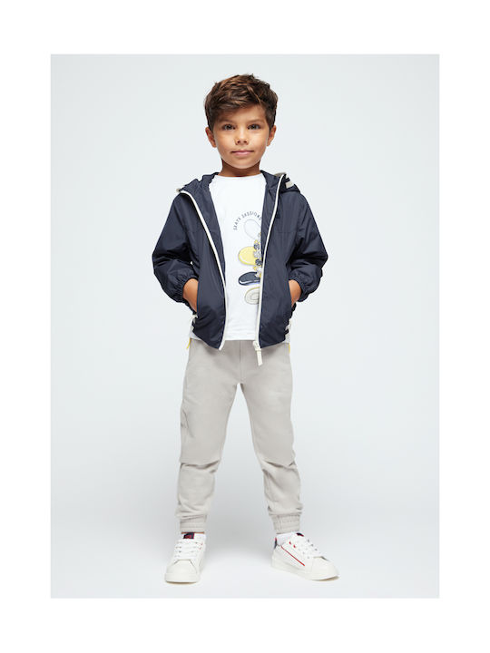 Mayoral Kids Casual Jacket Windproof Dark Blue