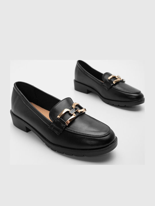 Γυναικεία Loafers σε Μαύρο Χρώμα