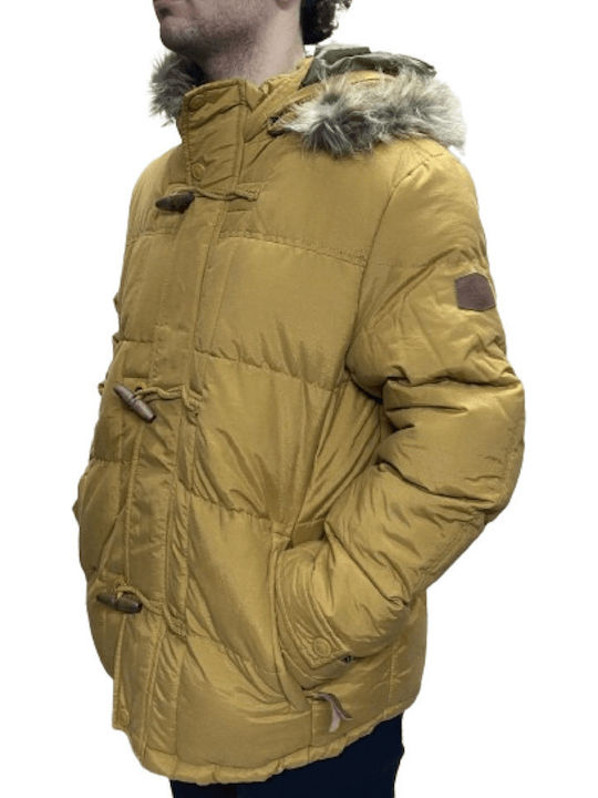 Winter Jacket Puffer Mustard
