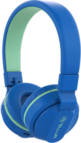 Tellur Buddy Wireless / Wired On Ear Headphones with 25 hours of Operation Blue