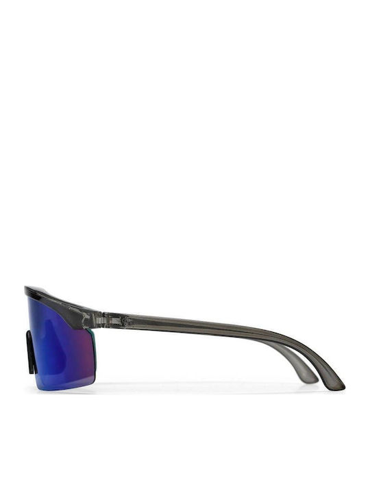 Chpo Unisex Sunglasses with Gray Plastic Frame and Multicolour Polarized Lens 16134DA