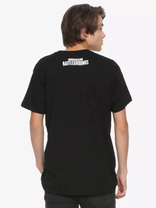 Gildan Playerunknown’s Battlegrounds (pubg) T-shirt Schwarz Baumwolle