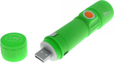 Rechargeable Flashlight LED with Maximum Brightness 500lm