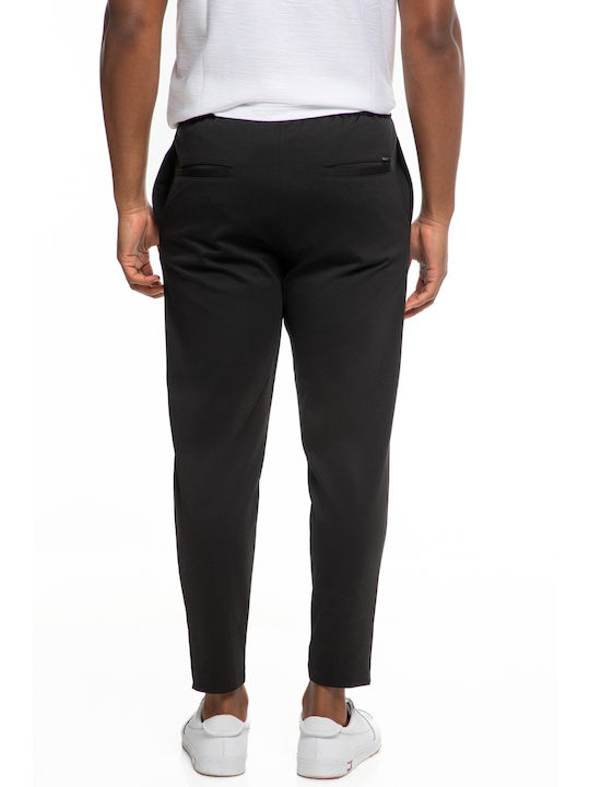 Vittorio Artist Herrenhose Elastisch Black