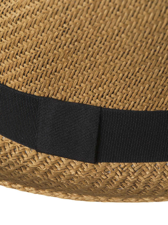 Jack & Jones Straw Men's Fedora Brown