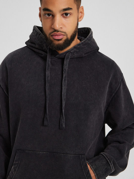 Sweatshirt mit Kapuze Schwarz