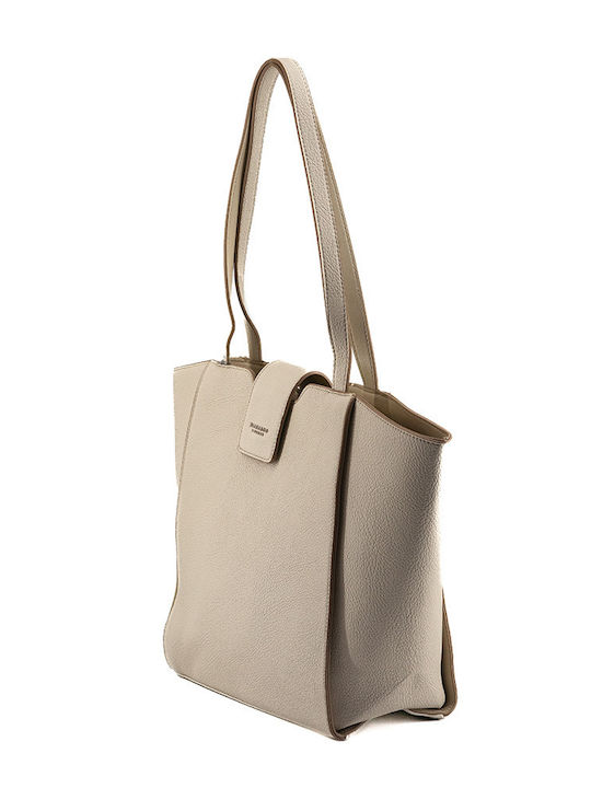 Diana & Co Damen Tasche Shopper Schulter Beige