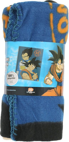Toei Animation Blanket Fleece Dark Blue 100x140cm