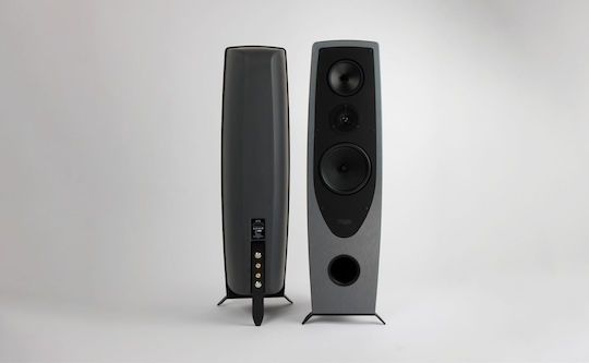 Rega AYA Pereche Boxe Hi-Fi pardoseală 110W 2.5 Nr. de șoferi L25.8xA21.5xÎ87.1cm. Gri