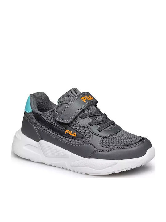 Fila Willington V Kinder Sneakers mit Klettverschluss Gray