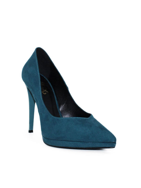 Moyo Suede Green Heels