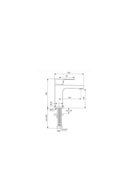 Ideal Standard Αναμεικτική Μπαταρία Ντουζιέρας